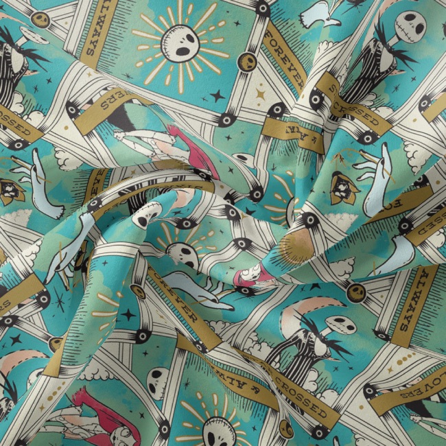 The nightmare before christmas fabric material