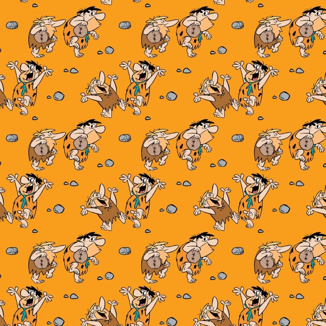 The Flintstones Fred and Barney Fabric