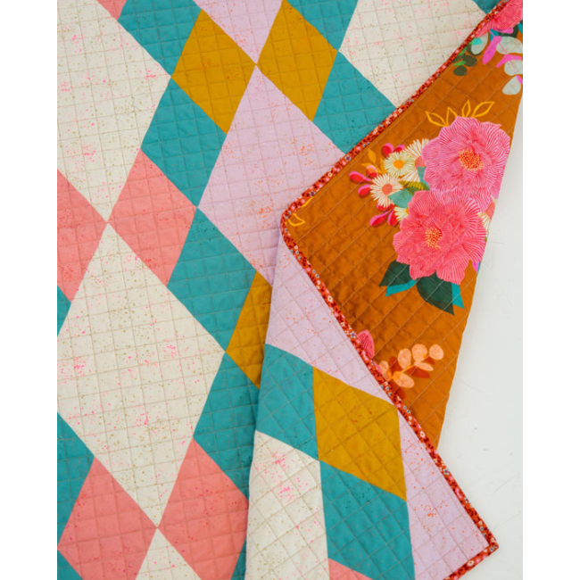 Harlequin Quilt Pattern & Template Set - Tied with a Ribbon - The Quilt ...