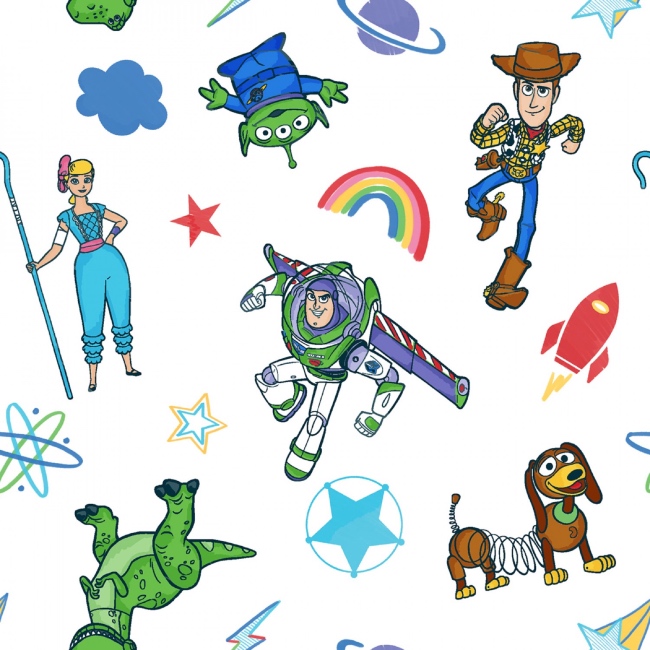 Disney Toy Story Fabric - Icon Pals