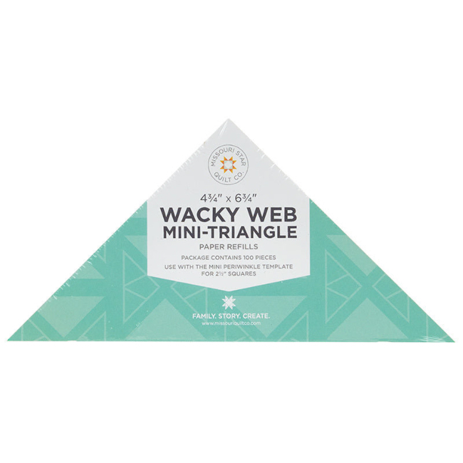 Missouri Quilt - Mini - 2.5" Periwinkle (Wacky Web) - The Quilt Shop