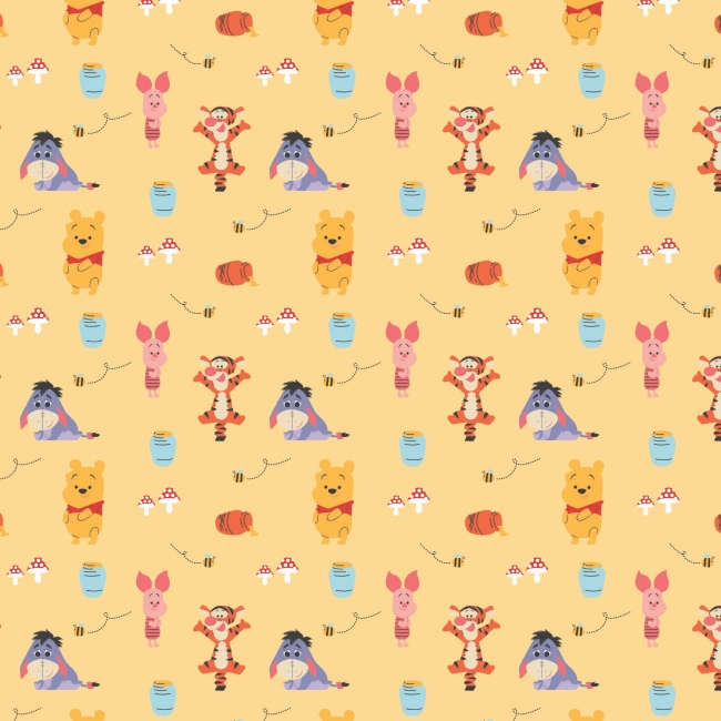 Pooh Fabric