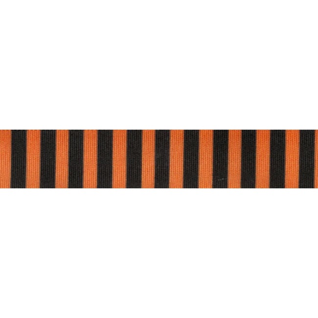 Halloween Witches Stripe Ribbon Orange 5m