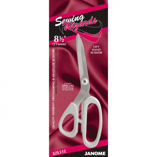 Left Handed Scissors - Janome Dressmaking Sidebent 8.5 in