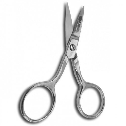 Left Handed Scissors - Large Ring Fine Tip Embroidery 4 in - Famore