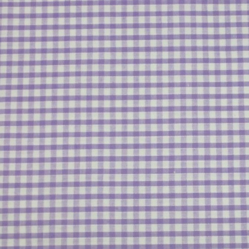 Lilac - Cotton Gingham Fabric - 1/8 inch