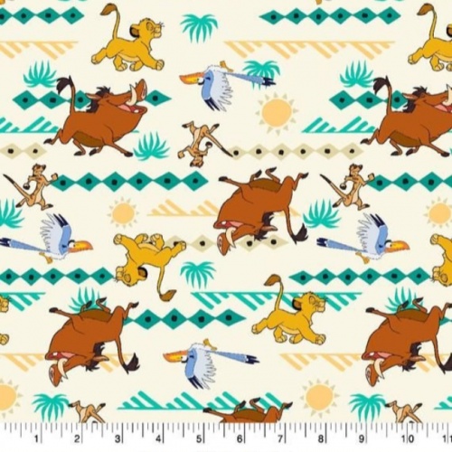 Lion King Characters Fabric