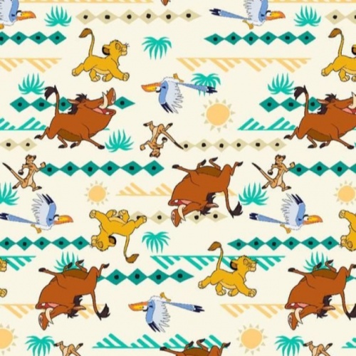 Lion King Characters Fabric