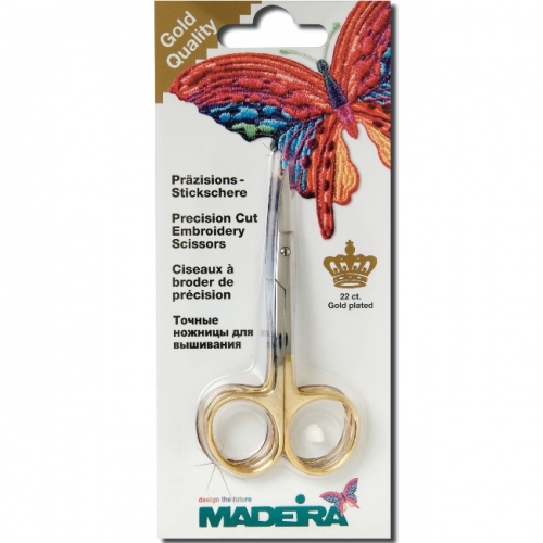Maderia Embroidery Scissors Double Curved 3.5in