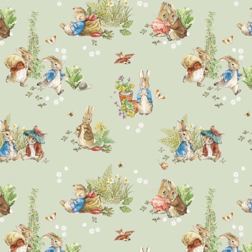 Peter Rabbit & Benjamin Bunny Fabric Panel - Riley Blake - The Quilt Shop
