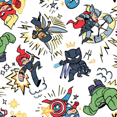 Marvel Kapow Fabric