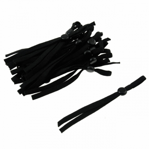 Drawstring Mask Elastic Black 20ct