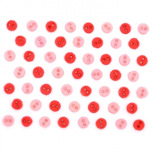 Mirco Round Hydrangea Button Embellishments