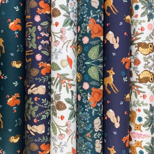 Forest Adventure Navy | Midnight Forest | Michael Miller