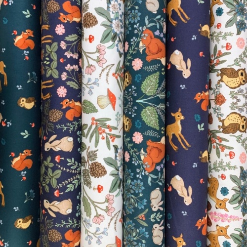 Midnight Forest Fat Quarters x 6