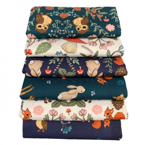 Midnight Forest Fat Quarters x 6