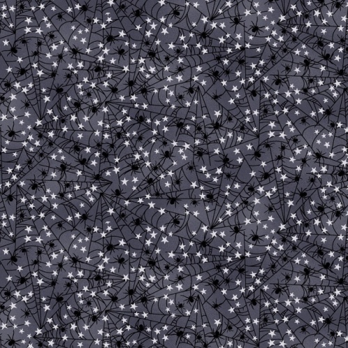 Midnight Magic - Cobwebs Fabric