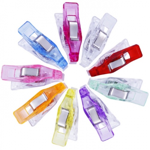 Mini - Quilt Binding Clips Pack of 50 - Multi