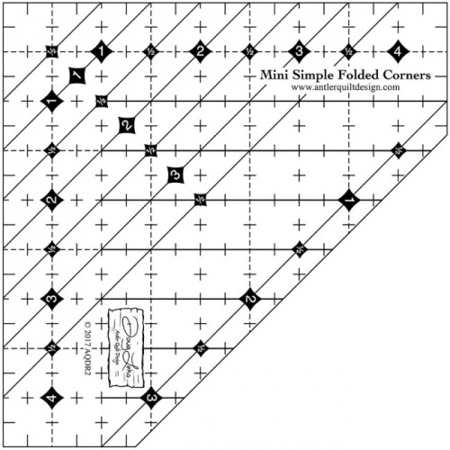 Mini Simple Folded Corners Ruler