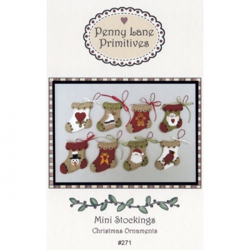 Mini Stockings - Christmas Ornaments Pattern