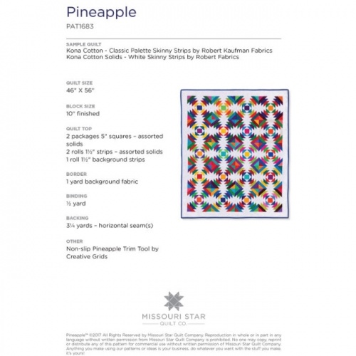 Missouri Star Pineapple Quilt Pattern