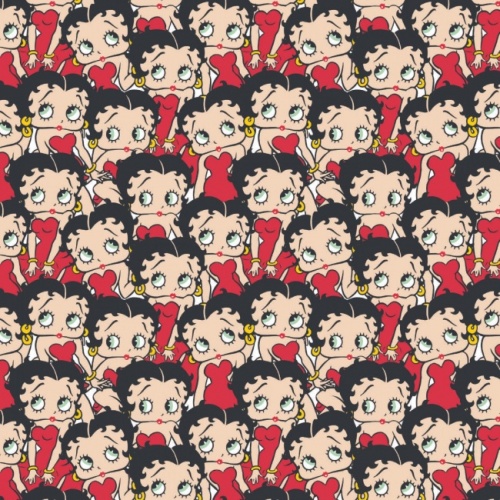 Multi Betty Boop Stack Fabric