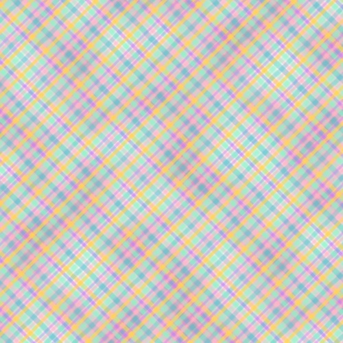 Multi Spring Garden Plaid Fabric