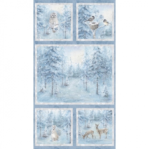 Multi Woodland Frost Craft Panel