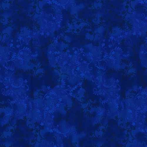 Navy - Mystic Vine Fabric