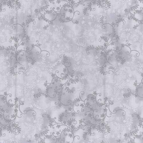 Silver - Mystic Vine Fabric