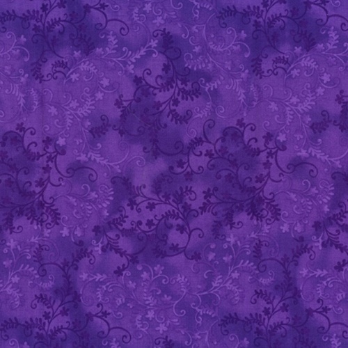 Purple - Mystic Vine Fabric