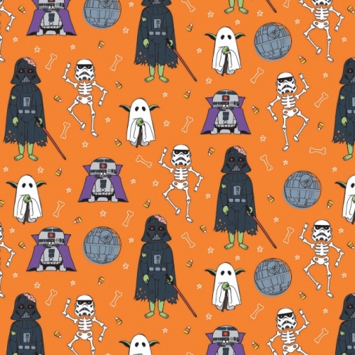 Star Wars Orange Ghost Crew Fabric