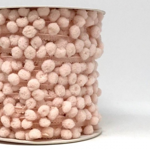 Pale Pink Pom Pom 10mm