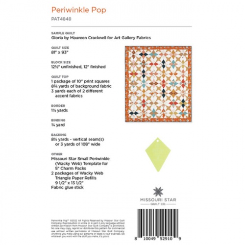 Missouri Star - Periwinkle Pop - Quilt Pattern