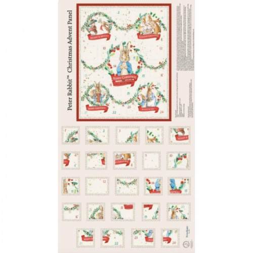Peter Rabbit - Hoppy Holidays - Advent Calendar Panel