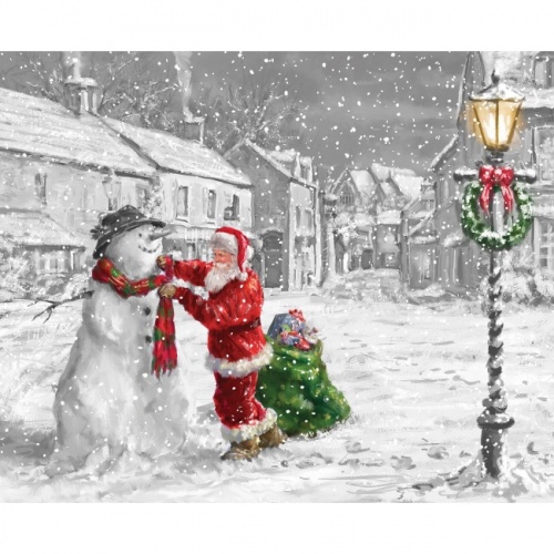 Riley Blake Designs Riley Blake Christmas Time is Here 36'' Panel to All A  Goodnight Fabric, Multi