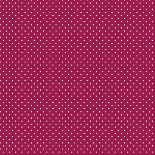 Cherry - Cotton Pinspot Fabric