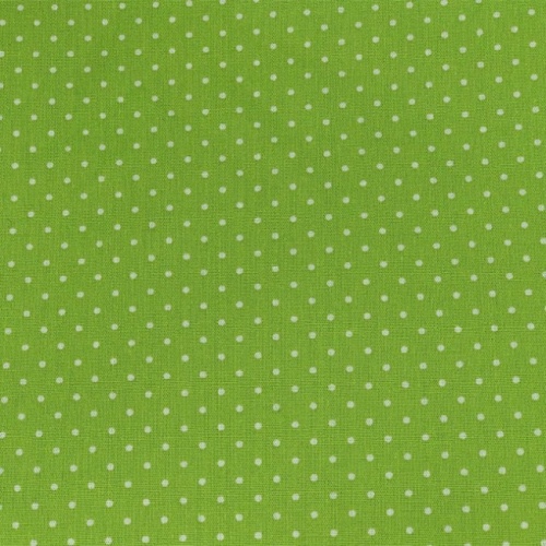 Green - Cotton Pinspot Fabric