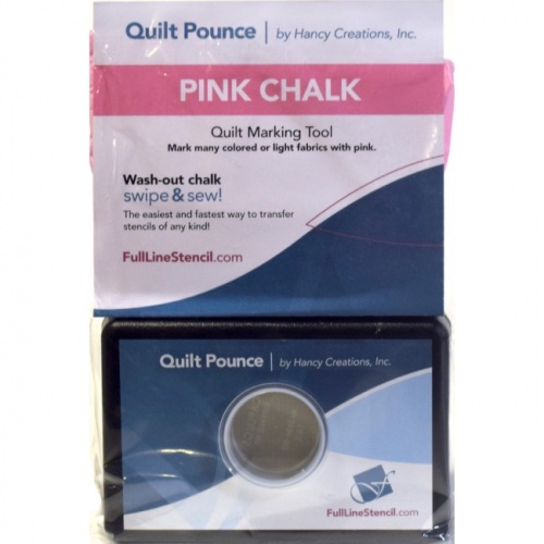 Ultimate Pounce Powder Pad for Quilt Stencils - Pink