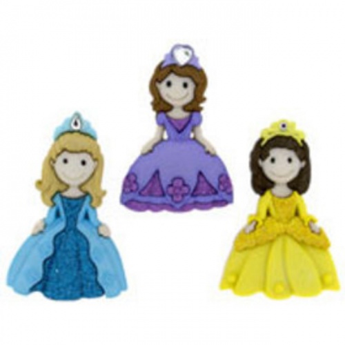 Pretty Princess Button Embellishments