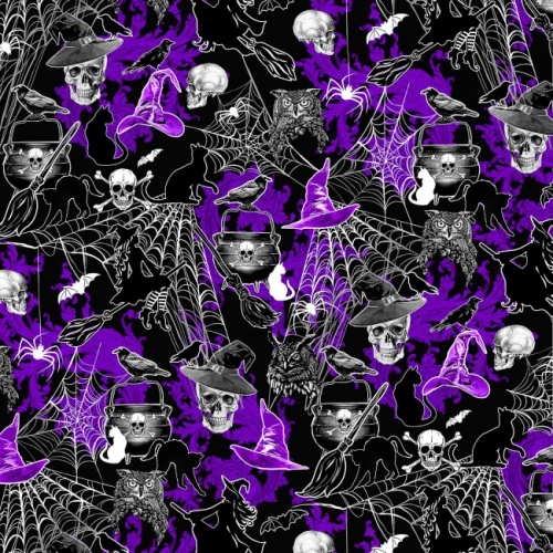 Halloween Spirit - Purple Fright Night