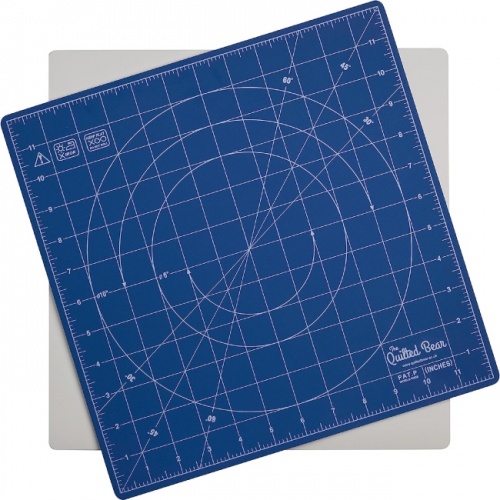 QB Rotating Cutting Mat 12'' x 12'' - Blue