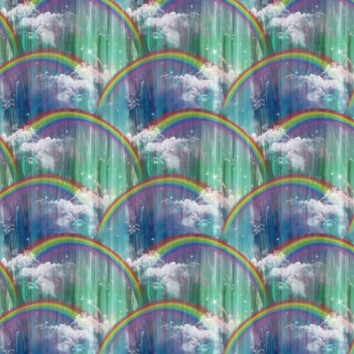 Rainbow Waterfall Multi - Princess Dreams - 3 Wishes