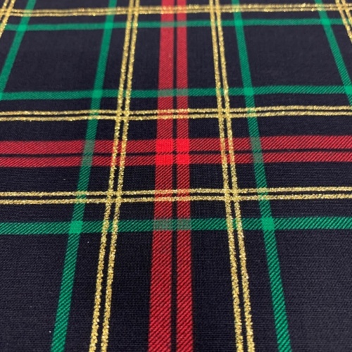 Red, Green And Black Tartan Christmas Fabric The Quilt Shop