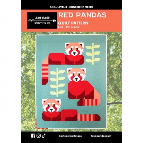 Red Pandas Quilt Pattern