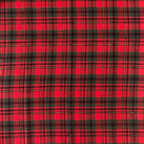 Red Tartan Fabric