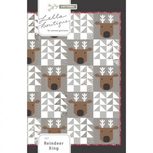 Reindeer Xing Quilt Pattern