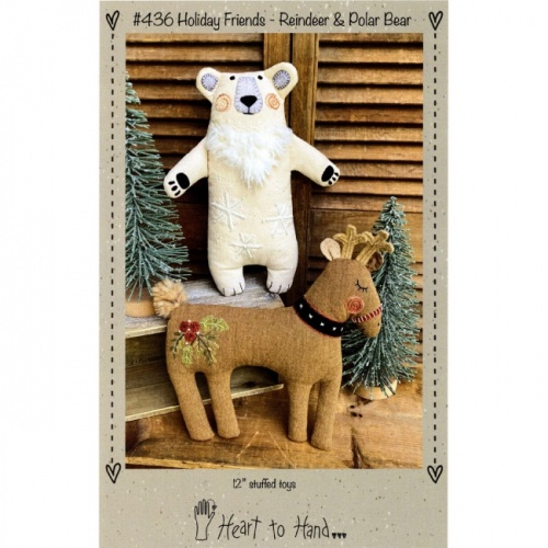 Holiday Friends - Reindeer & Polar Bear Pattern