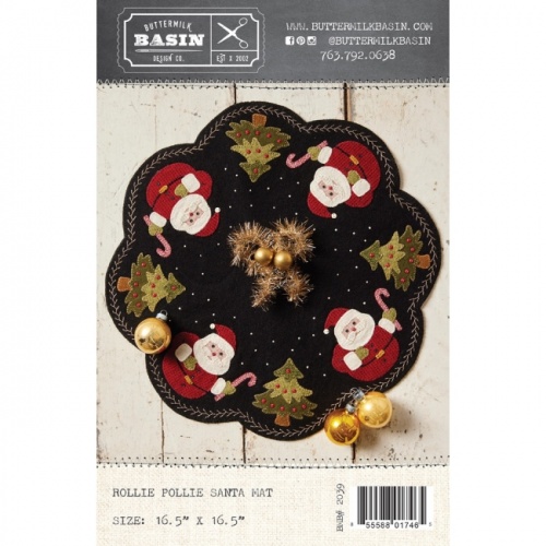 Rollie Pollie Santa Mat Pattern