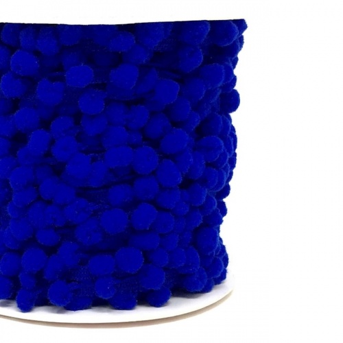 Royal Blue Pom Pom 10mm